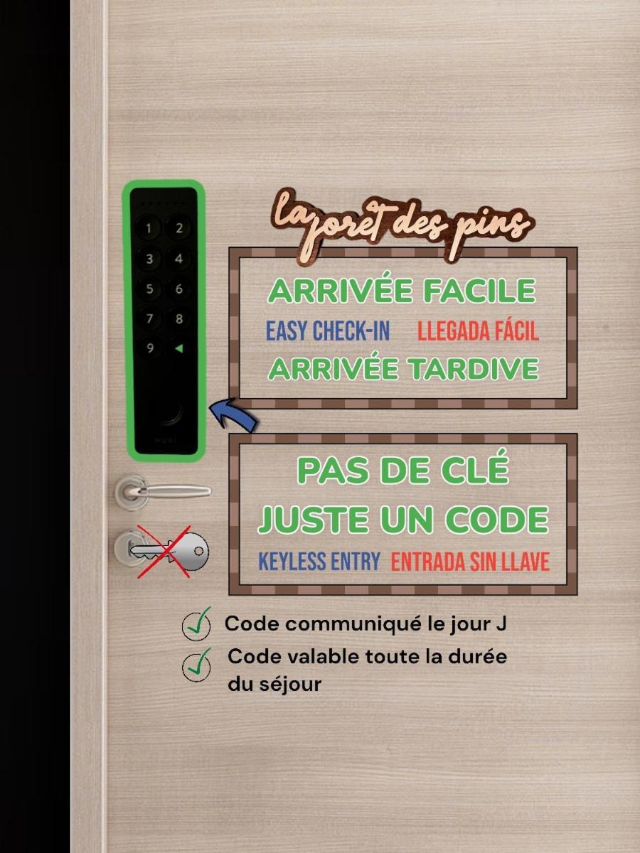 La Foret Des Pins - Free Check-In - Wifi - Parking Prive - Netflix - Draps & Serviettes Inclus Labenne Exterior foto