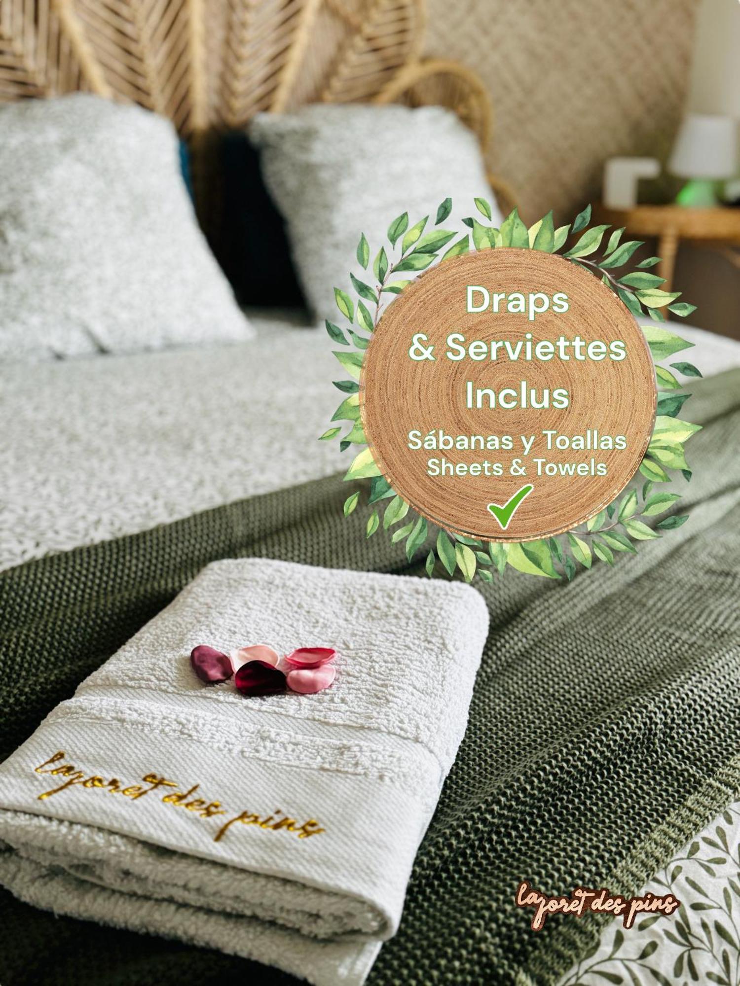La Foret Des Pins - Free Check-In - Wifi - Parking Prive - Netflix - Draps & Serviettes Inclus Labenne Exterior foto